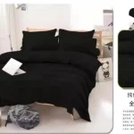 Juego de sabanas Plaza y Media Negro