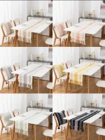 Caminos de mesa Con Flecos Bordado en Croché Color a elección