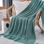 Mantas Para sofa con pompones Calipso