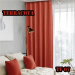 Cortinas blackout pack 2 Panos 140x230 Color Terracota