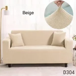 Cubre Sillon/Sofa 2 cuerpos Elastico adaptable beige