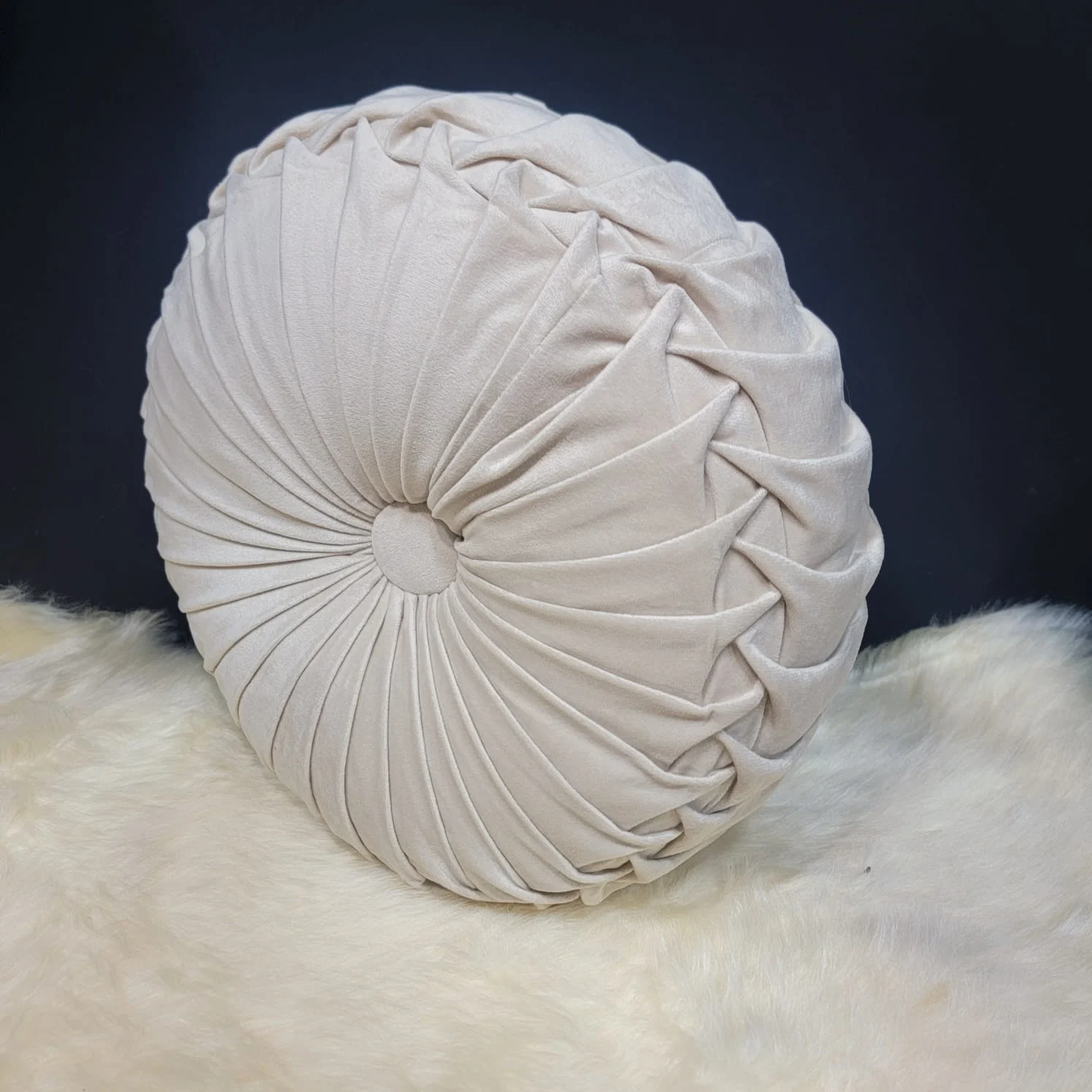 5-5.webp Cojin Redondo Para Decoracion Living Beige - Imagen 1
