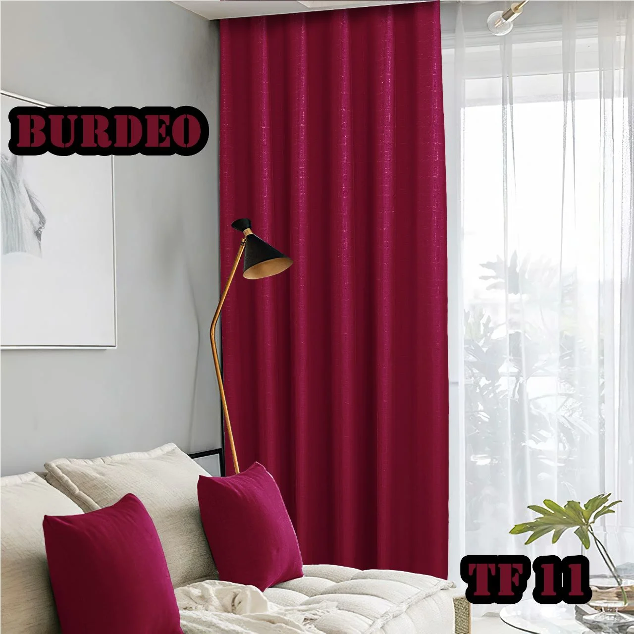 5941a4b6-150d-4795-9f9a-2d202c9dda32.webp Cortinas blackout pack 2 Panos 140x230 Color Burdeo - Imagen 1