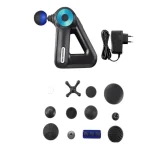 Pistola De Masaje Recargable Triangular 12 En 1 - Imagen 2