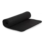 Mat De Yoga Alfombra Espesor 10mm Extra Resistente (gruesa) Negro
