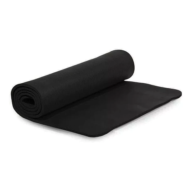 610-28.webp Mat De Yoga Alfombra Espesor 10mm Extra Resistente (gruesa) Negro - Imagen 1