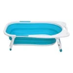 Banera Tina Plegable Para Bebes Color Azul - Imagen 2