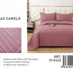 Cubrecama Quilt de Verano 2 Plazas Texturizado XY-6115