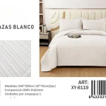 Cubrecama Quilt de Verano King Texturizado XY-6119