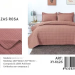 Cubrecama Quilt de Verano Plaza y media Cuadrille XY-6125