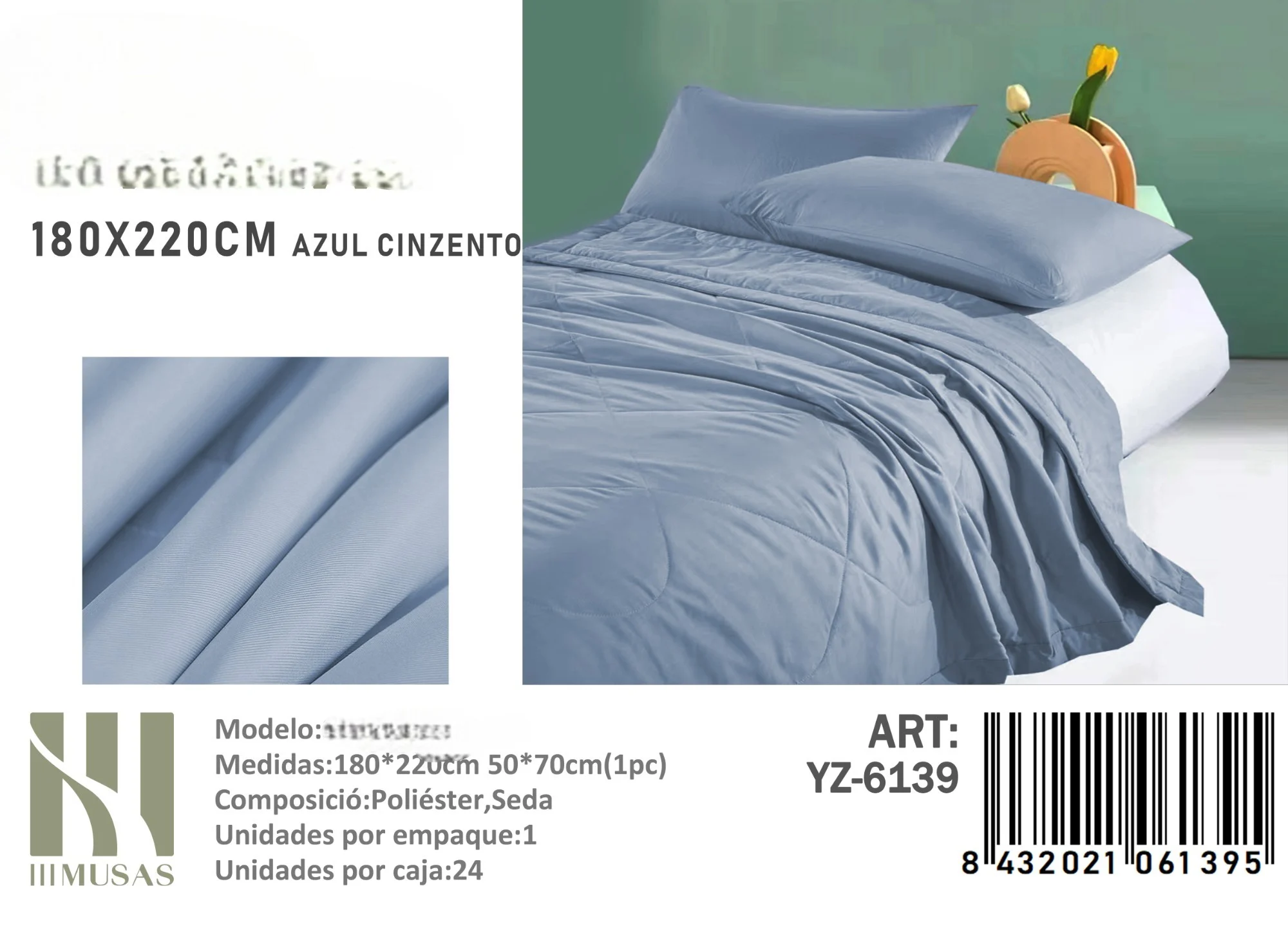 6139-Photoroom.webp Plumon Unicolor plaza y media medidas 180x220cm YZ-6139 azul - Imagen 1