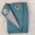 Cortinas blackout pack 2 Panos 140x230 Turquesa - Imagen 3