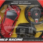 Auto De Juguete Control Remoto World Racing Infantil Rojo
