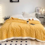 Frazadas de Sherpa Con chiporro 2 plazas