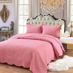 Cobertor Quilt de verano Plaza y media Rosado