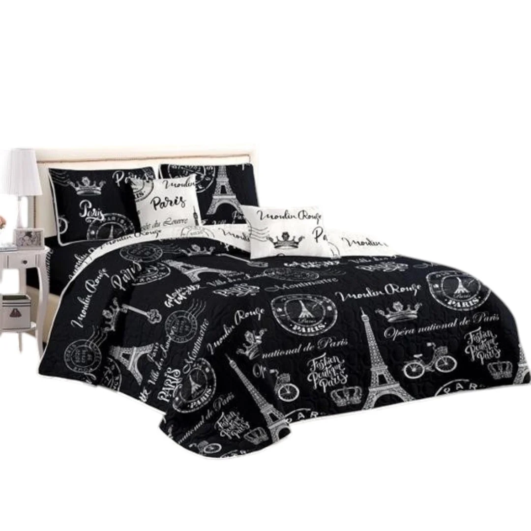 8220-Photoroom CUBRECAMA QUILT DE VERANO MAS JUEGO DE SABANAS 2 PLAZAS - Imagen 1