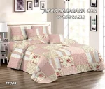 CUBRECAMA QUILT DE VERANO MAS JUEGO DE SABANAS 2 PLAZAS - Imagen 2