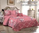 CUBRECAMA QUILT DE VERANO MAS JUEGO DE SABANAS 2 PLAZAS - Imagen 2