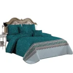 CUBRECAMA QUILT DE VERANO MAS JUEGO DE SABANAS PLAZA Y MEDIA