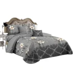 CUBRECAMA QUILT DE VERANO MAS JUEGO DE SABANAS PLAZA Y MEDIA