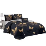 CUBRECAMA QUILT DE VERANO MAS JUEGO DE SABANAS PLAZA Y MEDIA