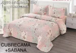 CUBRECAMA QUILT DE VERANO MAS JUEGO DE SABANAS 2 PLAZAS - Imagen 2