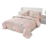 CUBRECAMA QUILT DE VERANO MAS JUEGO DE SABANAS 2 PLAZAS