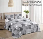 CUBRECAMA QUILT DE VERANO MAS JUEGO DE SABANAS 2 PLAZAS - Imagen 2