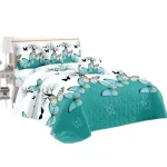 CUBRECAMA QUILT DE VERANO MAS JUEGO DE SABANAS 2 PLAZAS