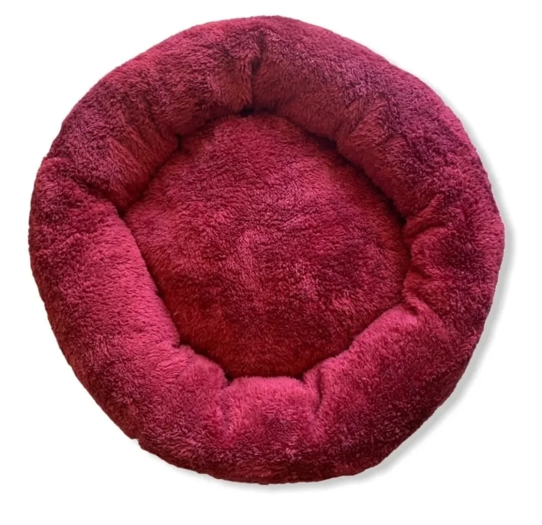 8e5d764e-b4ae-42a4-bf34-a6987c813550-1.webp Camas Para Mascotas Anti-estres Peluditas 80 Burdeo - Imagen 1