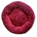 Camitas Para Mascotas Peludas De Felpa Suave 80cm Burdeo