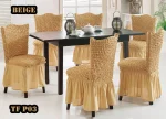 Pack De 6 Fundas Cubre Sillas Comedor Texturizadas Turcas