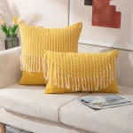 Fundas de Cojin con detalles en flecos