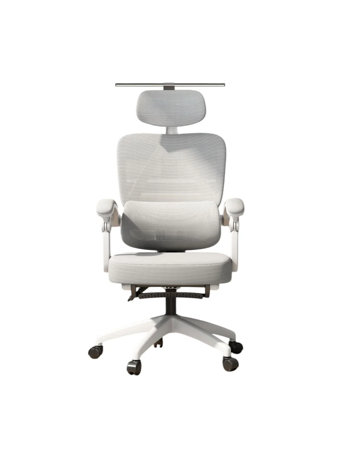970daa83-2d5d-40c9-be78-7835e7a2b873-Photoroom.webp Silla De Oficina Ergonomica Reclinable De Malla en Color Blanca - Imagen 1