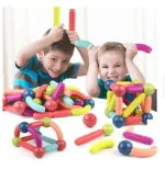 Magnetic Bar Blocks - Bloques Magneticos 84 piezas - Imagen 2