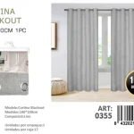 Cortinas blackout pack 2 Panos 140x230 Color Gris