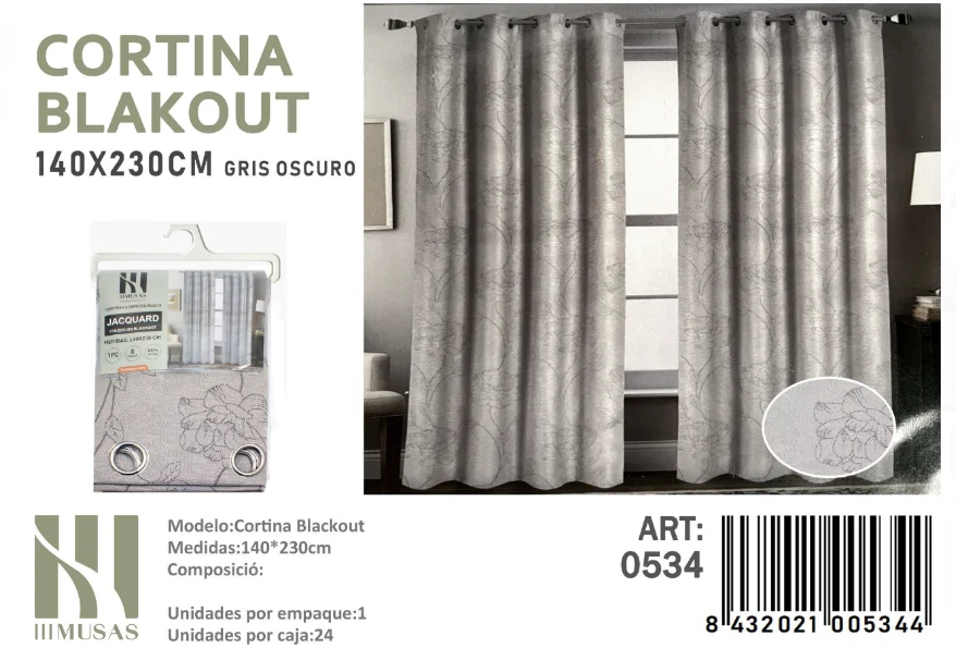 Captura-de-pantalla-2024-11-20-120124.webp Cortinas blackout pack 2 Panos 140x230 Diseno Flores Gris Oscuro - Imagen 1