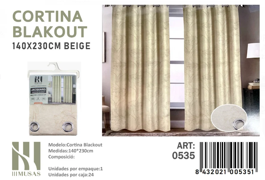 Captura-de-pantalla-2024-11-20-120540.webp Cortinas blackout pack 2 Panos 140x230 Con Diseno Flores Beige - Imagen 1