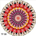 Toalla De Playa Piscina Redonda De Mandala Bohemia 150 X 150 cm