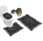 Set alfombras de Bano Con disenos 3 piezas
