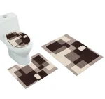 Set alfombras de Bano Con disenos 3 piezas