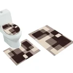 Set alfombras de Bano Con disenos 3 piezas