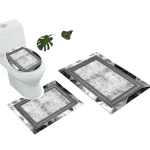 Set alfombras de Bano Con disenos 3 piezas