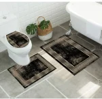 Set alfombras de Bano Con disenos 3 piezas - Imagen 2