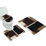 Set alfombras de Bano Con disenos 3 piezas