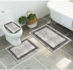 Set alfombras de Bano Con disenos 3 piezas - Imagen 2