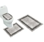 Set alfombras de Bano Con disenos 3 piezas