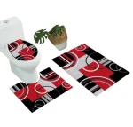 Set alfombras de Bano Con disenos 3 piezas