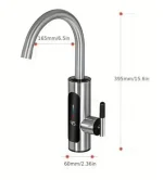 Llave Grifo Agua Caliente Electrico Acero Inoxidable - Imagen 3