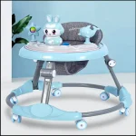 Andadera Para Bebe plegable Con Juguetes didacticos en color azul - Imagen 2